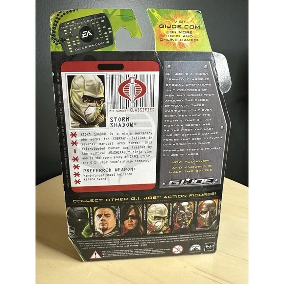 GI Joe: Rise of Cobra Storm Shadow 2009 action figure - Picture 2 of 7